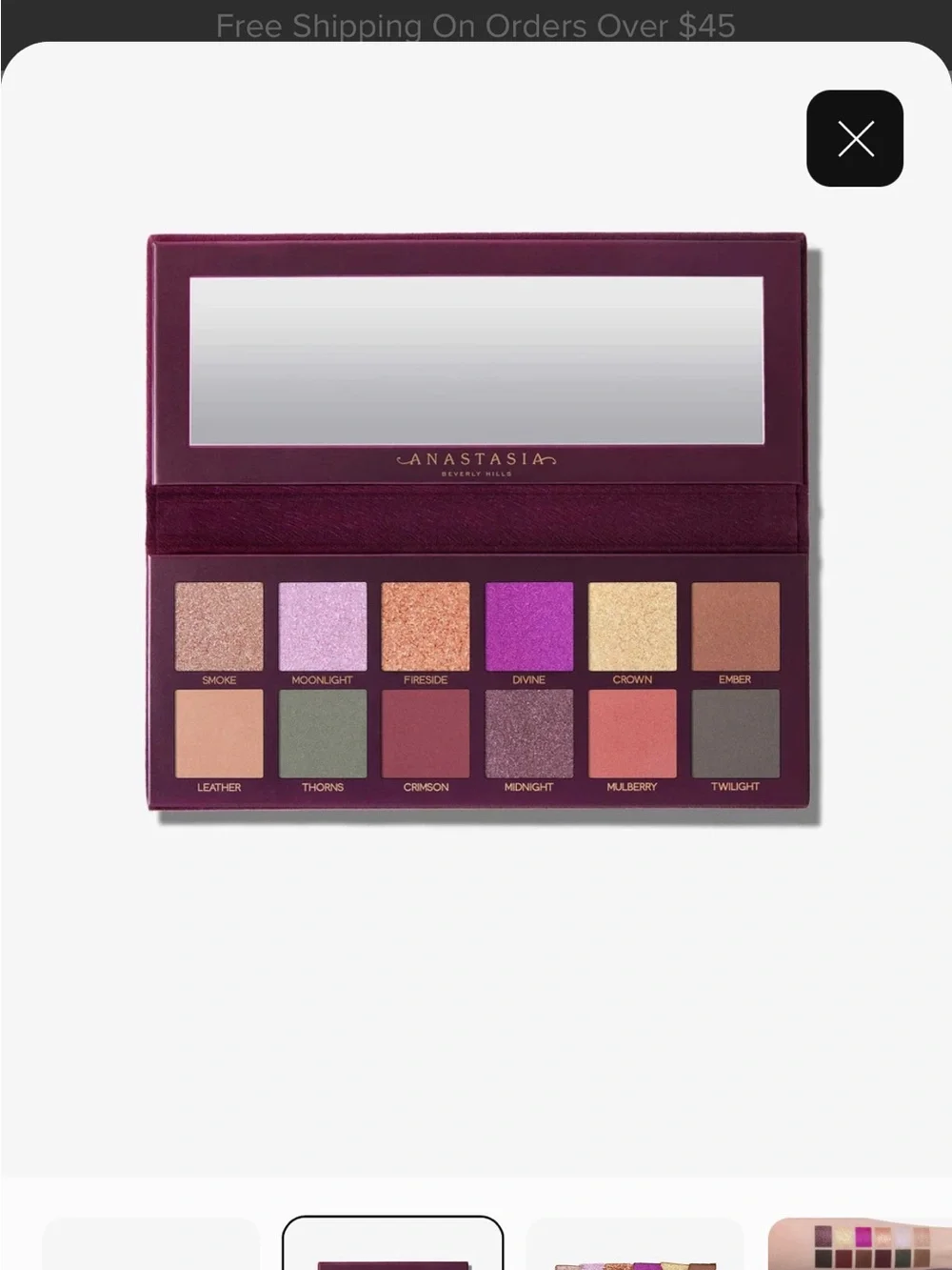 Anastasia Beverly Hills Fall Romance Eyeshadow Palette
